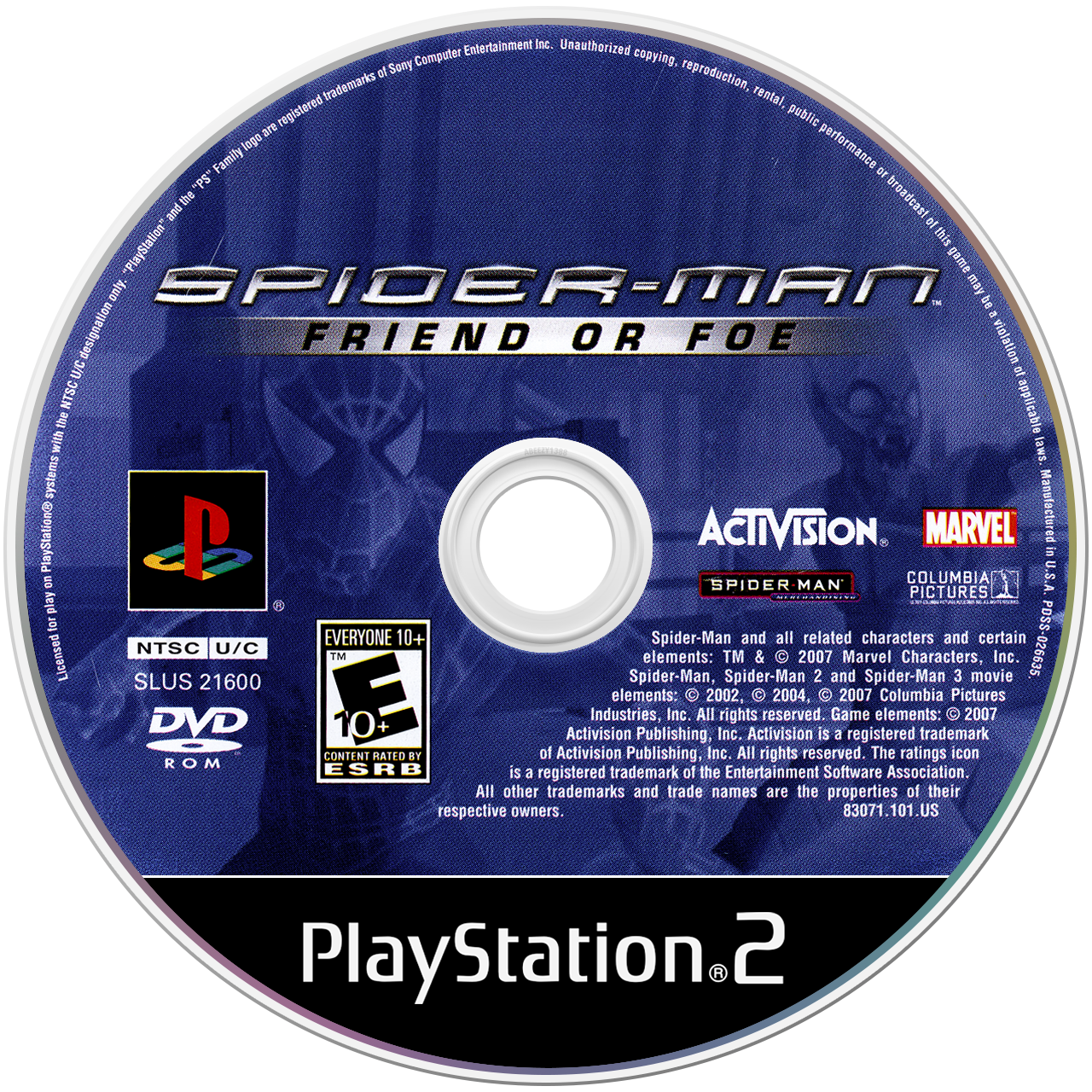 Spiderman Friend or Foe media 5 for Playstation 2